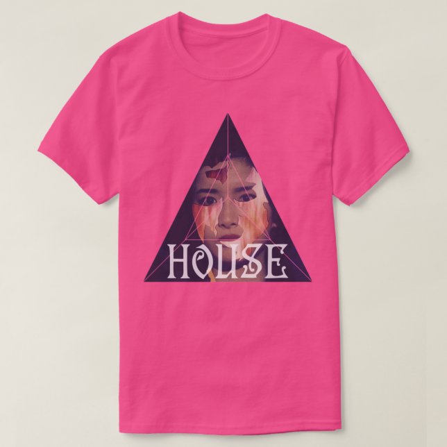 House Hausu Japansk kattskräck T Shirt (Design framsida)