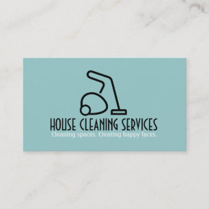 House Home Carpet Städning Housekeeper Maid Visitkort