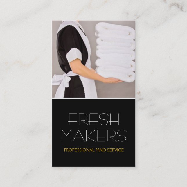 House Home Städning, Affärskortet Cleaners Visitkort (Framsida)