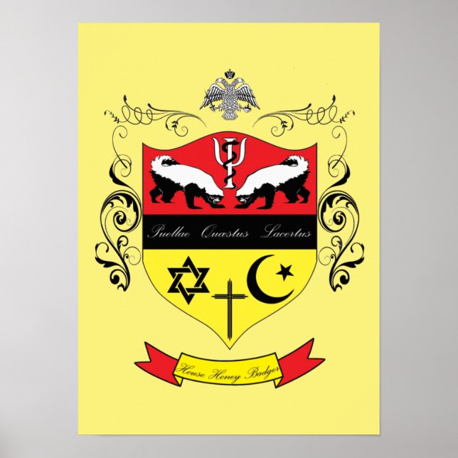 House Honey badger Poster (Framsidan)