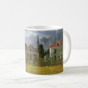 House i Argentina av Claude Monet, Vintage Art Kaffemugg