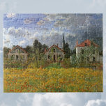 House i Argentina av Claude Monet, Vintage Art Pussel<br><div class="desc">Bostäder i Argentina (1873) av Claude Monet är en vintage bra-arkitekturmålning. Blomande blommor i en blommigt vår-ängsdag på en grumlig dag i den lilla byn Argenteuil, Frankrike. En rad bostadshus bredvid en jordbrukare fält. Om konstnären: Claude Monet var en av grundarna av den Fransk målningsrörelsen, och de flesta av hans...</div>