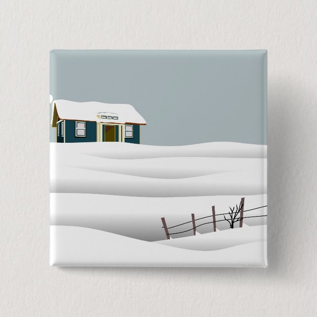 House in a Snowy Ligcape Knapp (Framsida)
