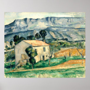 House in Provence Paul Cezanne Poster