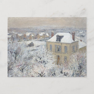 House in Winter Gustave Louseau Jul Helg Vykort