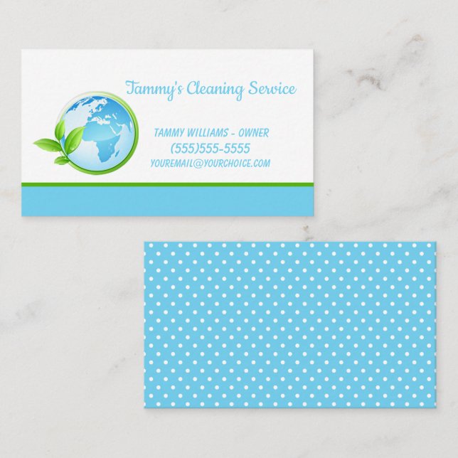 House Keeping Service Visitkort (Fram/baksida)