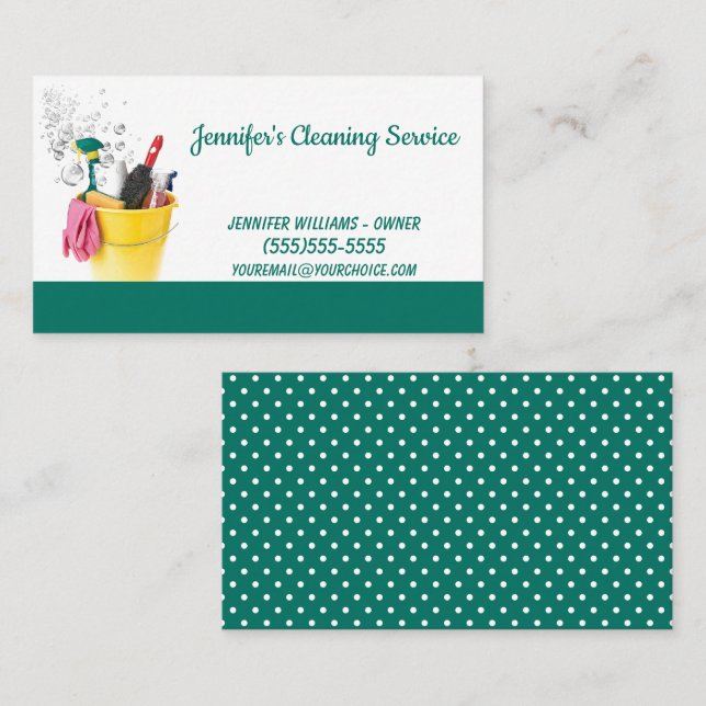 House Keeping Service Visitkort (Fram/baksida)