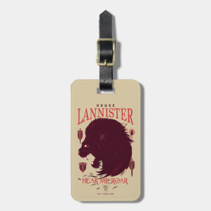 House Lannister - Hear Me Roar Bagagebricka