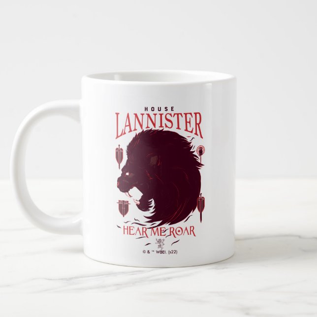 House Lannister - Hear Me Roar Jumbo Mugg (Vänster)