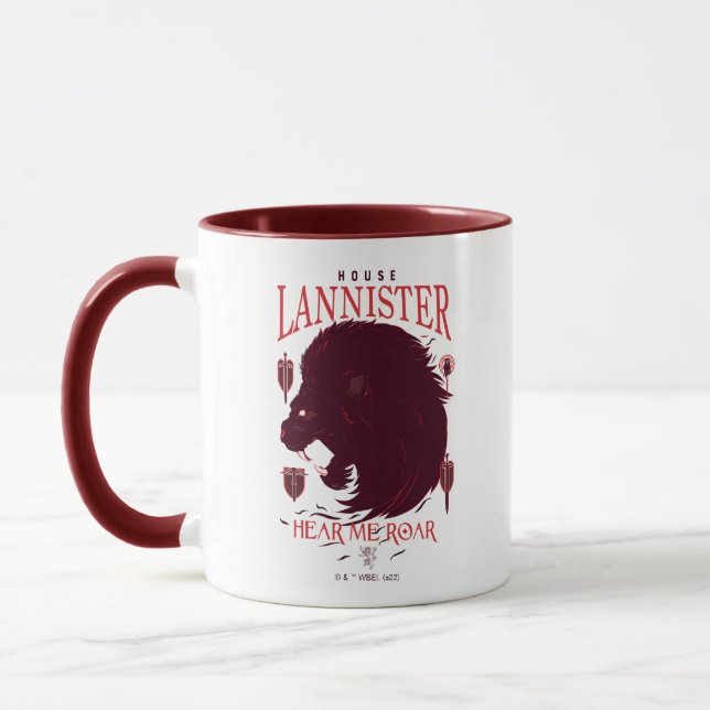 House Lannister - Hear Me Roar Mugg (Vänster)