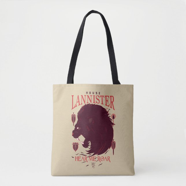 House Lannister - Hear Me Roar Tygkasse (Framsida)