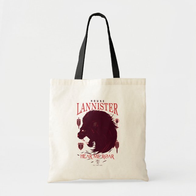 House Lannister - Hear Me Roar Tygkasse (Framsidan)