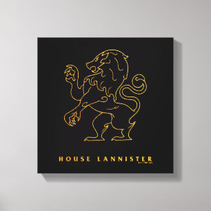 House Lannister Icon Canvastryck