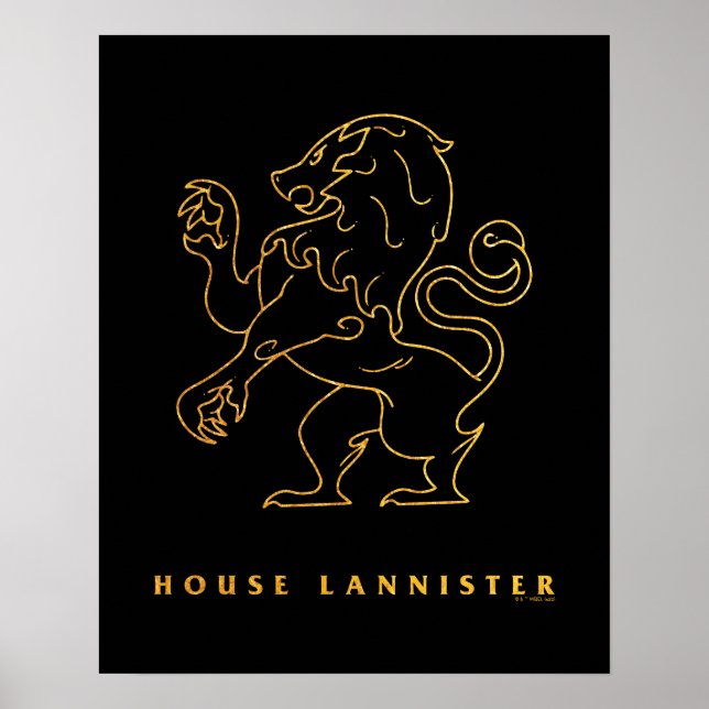 House Lannister Icon Poster (Framsidan)