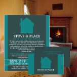 House Logotyp, Skorsten svepning Reklamblad<br><div class="desc">House Logotyp,  Skorsten Sweeping Service Advertising Flyer av Affärskortet Store.</div>