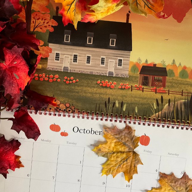 House Lycklig Sweet Home Illustrated Calendar Kalender (Skapare uppladdad)