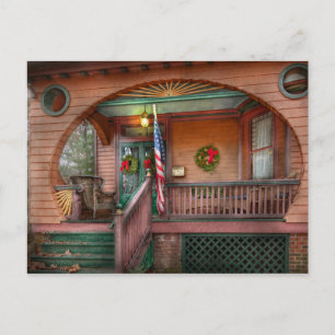 House - Metuchen, NJ - den där yule-tidandan Vykort