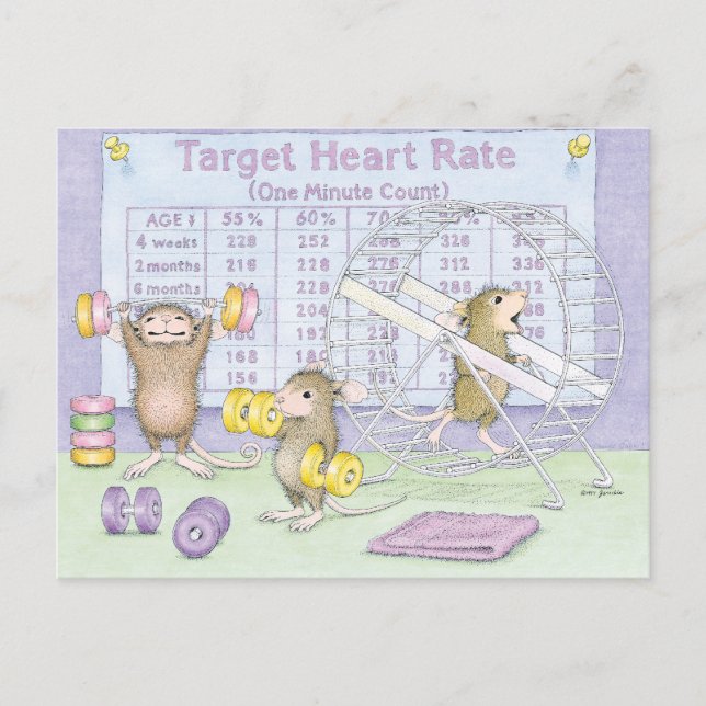 House-Mouse Designs® vykort (Framsida)