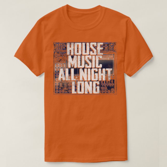House Music 14 T Shirt (Design framsida)