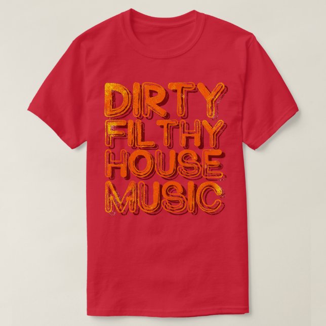 House Music 6 T Shirt (Design framsida)