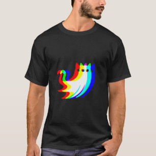 House Music cat spökoptical Illusion EDM hallowed T Shirt