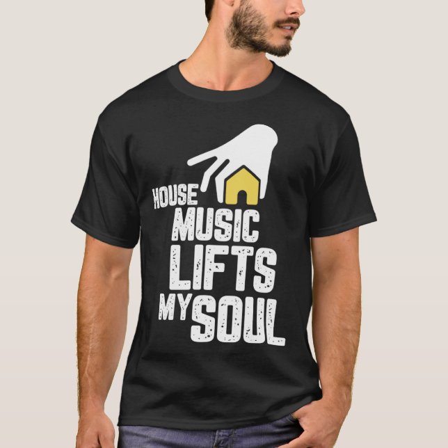 House Music Deep House Soulful House T Shirt (Framsida)