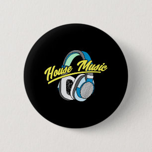 House Music DJ Turntable-hörlurar Knapp