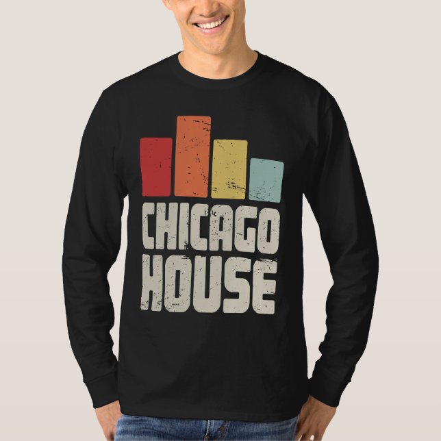 House Music French House & Chicago House T Shirt (Framsida)