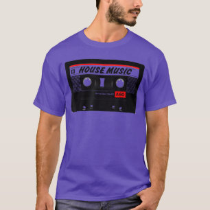House Music Mitape 90s Vintage Ljud Cassettband f T Shirt