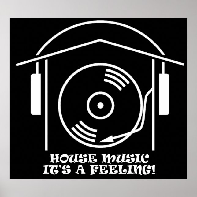 House Music Poster (Framsidan)