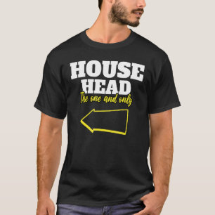 House Music Rave House Head T Shirt