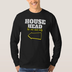 House Music Rave House Head T Shirt