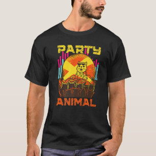 House Music Rave Katt Party Djur Kitty Dj Ungdom C T Shirt