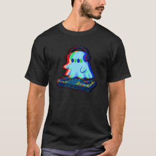 House Music Spök Rave DJ Halloweenfirande Fe T Shirt