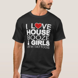 House Music Sprit Girls Tattoos T-Shirt