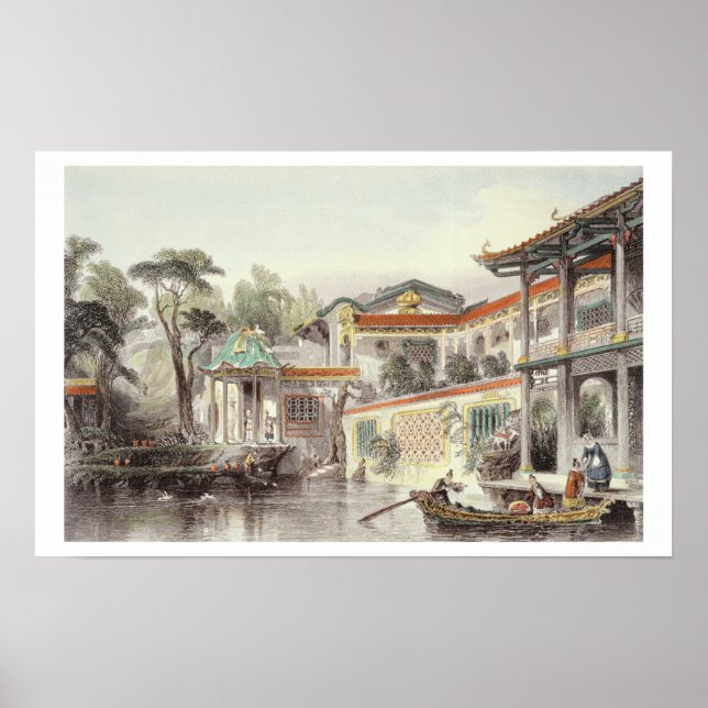 House of Conseequa, en kinesisk handelskamrat, i u Poster (Framsidan)