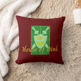 House of Dink Pickleball Vapensköld Kudde