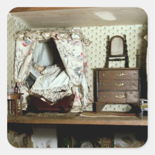 House of English Doll's House Fyrkantigt Klistermärke