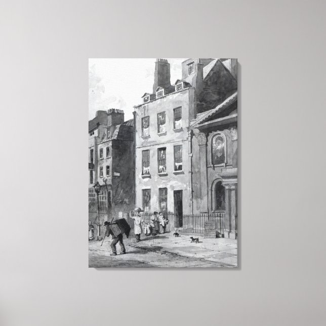 House of Herr Isaac Newton Canvastryck (Framsida)