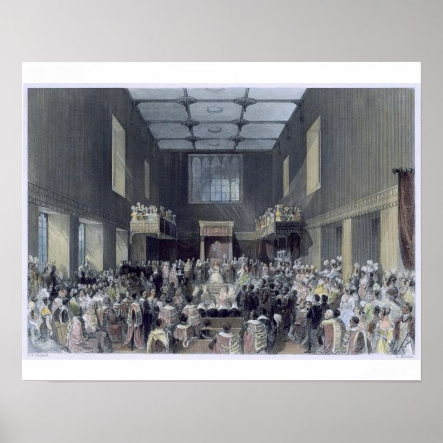 House of Lords, Her Majesty öppnar Sessio Poster (Framsidan)