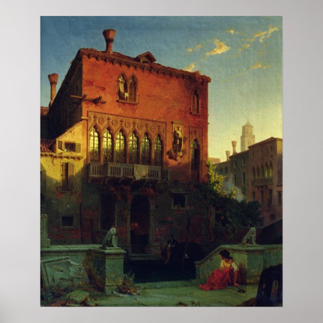 House of Othello, Moore in Venedig, 1856 Poster (Framsidan)