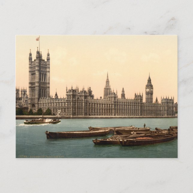 House of Parliament, London, England Vykort (Framsida)