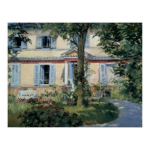 House of Rueil by Edouard Manet