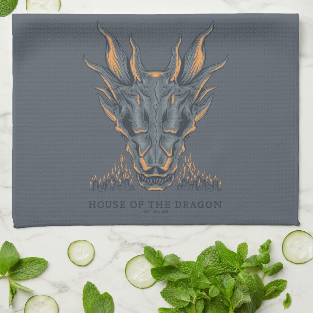HOUSE OF THE DRAGON | Balerion Candle Altar Kökshandduk (Vikta)