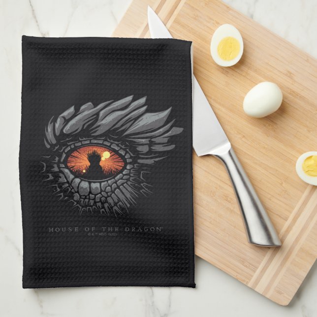 HOUSE OF THE DRAGON | Dragon's Eye Iron Throne Kökshandduk (Vikt i Fjärdedel)