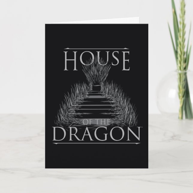 HOUSE OF THE DRAGON | Iron Throne Graphic Kort (Framsida)