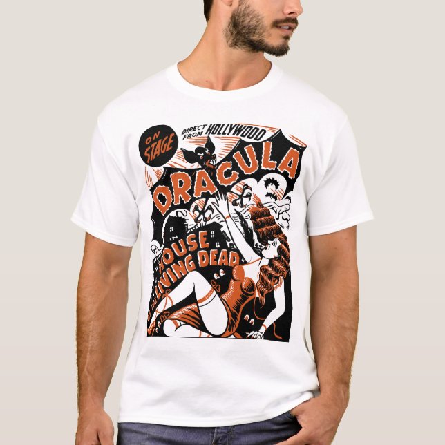 House of the Living Dead Spook Show Tee Shirt (Framsida)