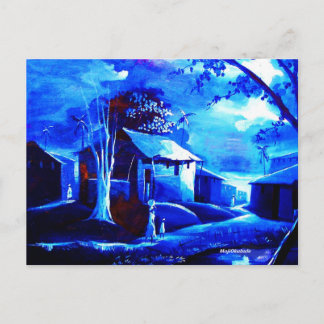 HOUSE OIL ON CANVAS BY MOJISOLA A GBADAMOSI OKUBUL VYKORT