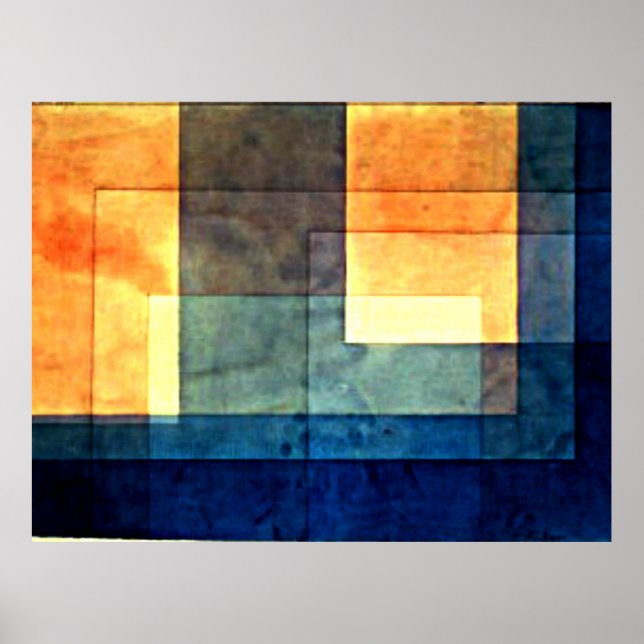 House on the Vatten by Paul Klee Poster (Framsidan)