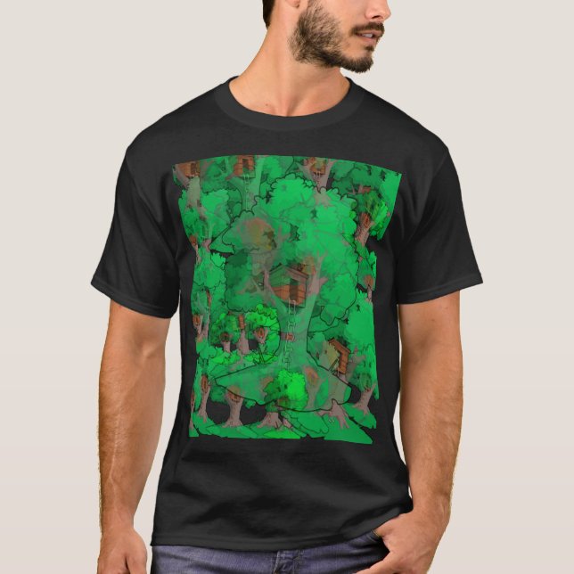 HOUSE ÖVER TRÄD T SHIRT (Framsida)